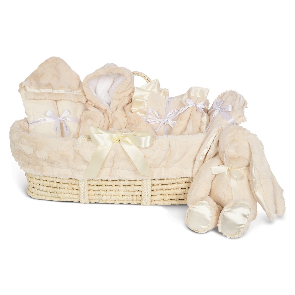 Little Scoops Cream Baby Gift Basket Set